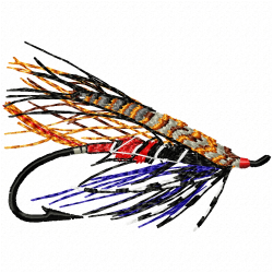 Fish Hook Embroidery Design 6 Fish Hook Embroidery Design 6